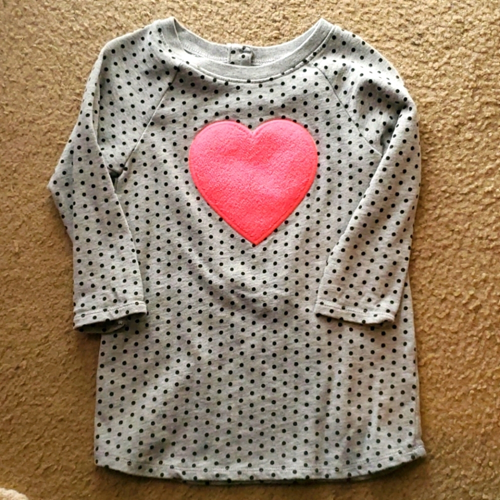 Girls heart dress
